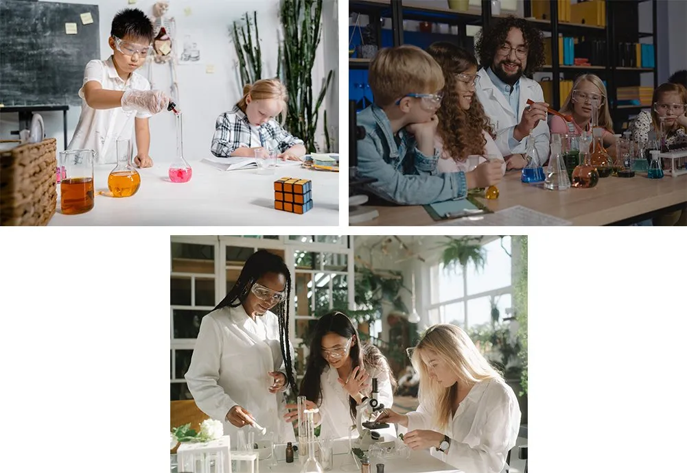 application of glass desiccator with amber color